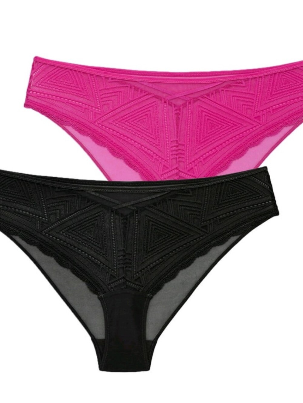 Adored by Adore Me Women's Size 3X Tessa Geo Lace Cheeky Underwear, 2-Pack NWT